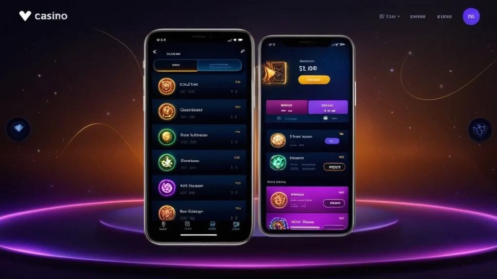 Ekran główny aplikacji Twindor na telefonie z widocznym menu